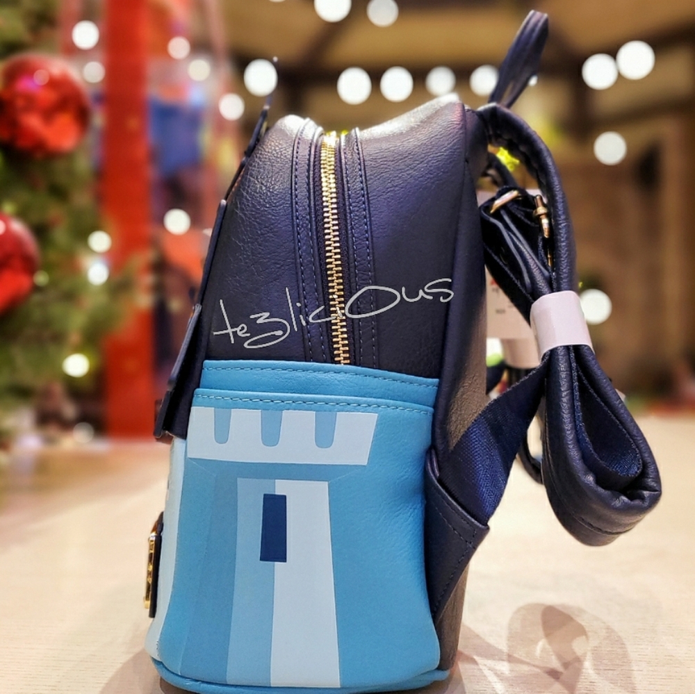 DISNEY PARKS DISNEYLAND LOUNGEFLY CASTLE BACKPACK - Picture 3 of 8